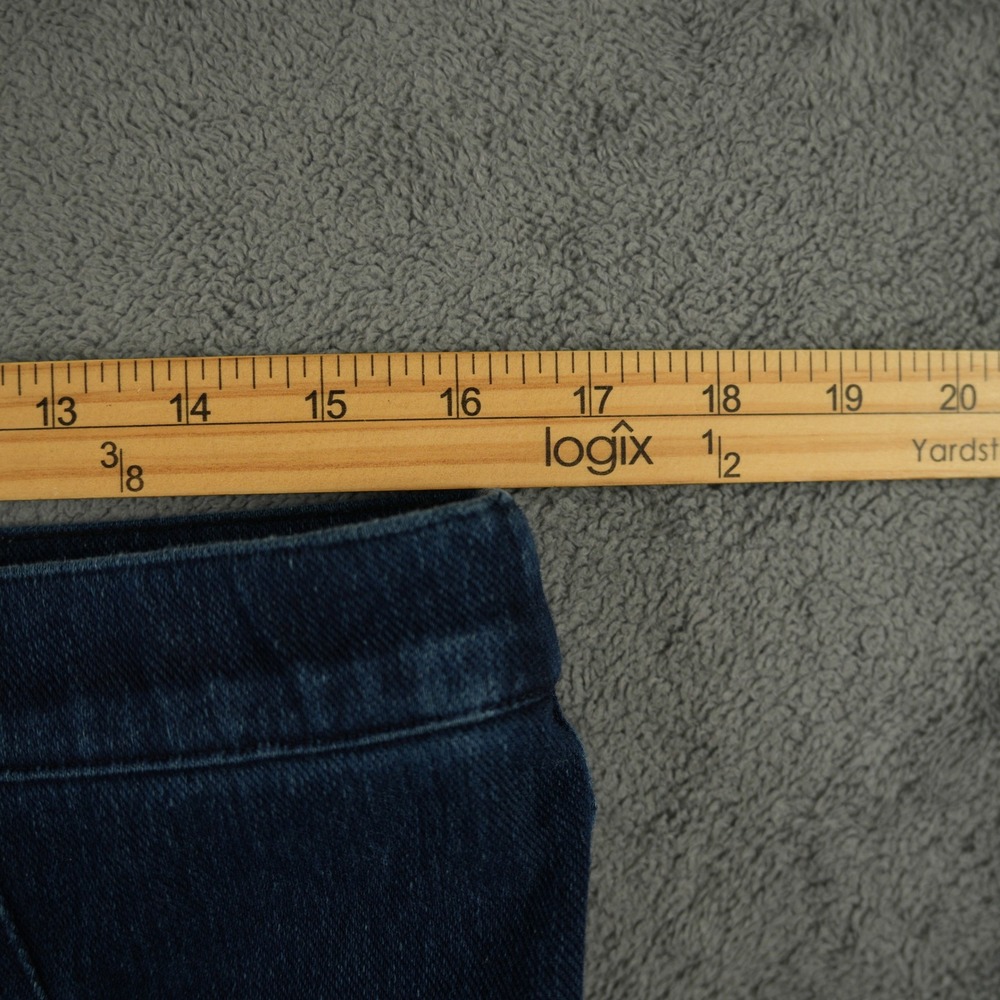 Spanx Jean-ish Ankle Leggings Women XL Dark Blue Denim Jeggings Stretch - Picture 7 of 11